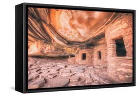 Scene at Fallen Roof Ruins, Anasazi, Southern Utah-Vincent James-Framed Stretched Canvas