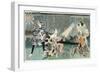 Scene at Kabuki Theatre, 19th Century-null-Framed Giclee Print