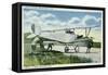 Scene at Kelly Fields, Us Army Aviation Airfield-null-Framed Stretched Canvas