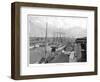 Scene at Liverpool Docks Showing Sailing Ships and Salthouse-null-Framed Photographic Print