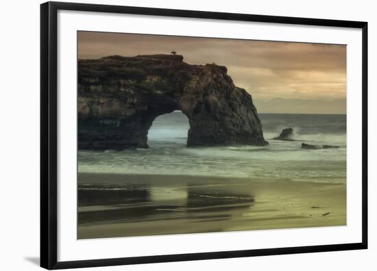 Scene at Natural Bridges, Santa Cruz-Vincent James-Framed Photographic Print