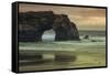 Scene at Natural Bridges, Santa Cruz-Vincent James-Framed Stretched Canvas