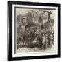 Scene at the Mohammedan Festival of the Bairam, at Alexandria-null-Framed Giclee Print