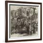 Scene at the Mohammedan Festival of the Bairam, at Alexandria-null-Framed Giclee Print