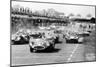 Scene at the Start of a Sports Car Race, Silverstone, Northamptonshire, (Late 1950S)-Maxwell Boyd-Mounted Photographic Print