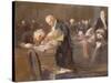 Scene at the Tribunal: the Convicting Evidence-Jean Louis Forain-Stretched Canvas