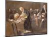 Scene at the Tribunal: the Convicting Evidence-Jean Louis Forain-Mounted Giclee Print