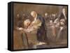 Scene at the Tribunal: the Convicting Evidence-Jean Louis Forain-Framed Stretched Canvas