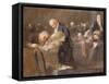 Scene at the Tribunal: the Convicting Evidence-Jean Louis Forain-Framed Stretched Canvas