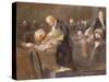 Scene at the Tribunal: the Convicting Evidence-Jean Louis Forain-Stretched Canvas