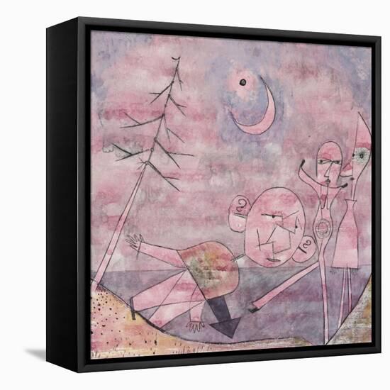 Scene at the Water; Scene Am Wasser-Paul Klee-Framed Stretched Canvas