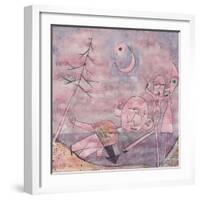 Scene at the Water; Scene Am Wasser-Paul Klee-Framed Giclee Print