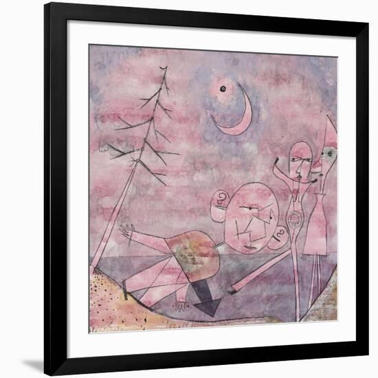 Scene at the Water; Scene Am Wasser-Paul Klee-Framed Giclee Print