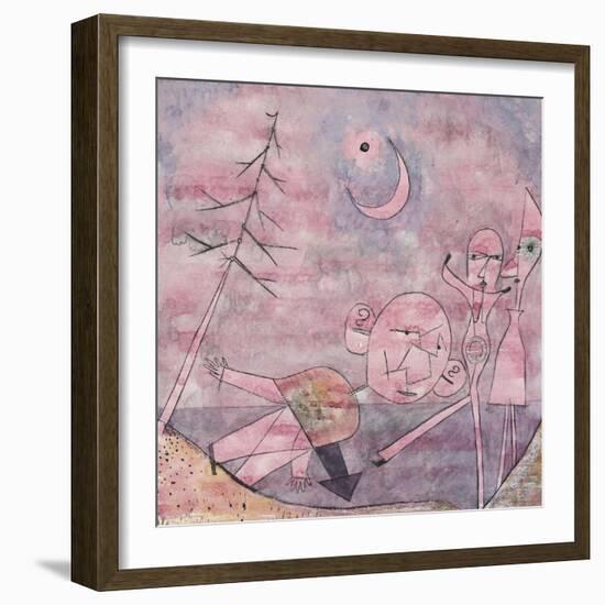 Scene at the Water; Scene Am Wasser-Paul Klee-Framed Giclee Print