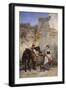 Scene at the Well, 1890-Gottfried Willewalde-Framed Giclee Print