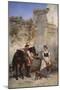 Scene at the Well, 1890-Gottfried Willewalde-Mounted Giclee Print