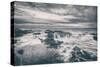 Scene at Thor's Well, Black and White, Oregon Coast-Vincent James-Stretched Canvas