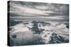 Scene at Thor's Well, Black and White, Oregon Coast-Vincent James-Stretched Canvas