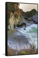 Scene at Waterfall Beach-Vincent James-Framed Stretched Canvas