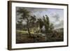 Scène champêtre-Jean-Louis Demarne-Framed Giclee Print