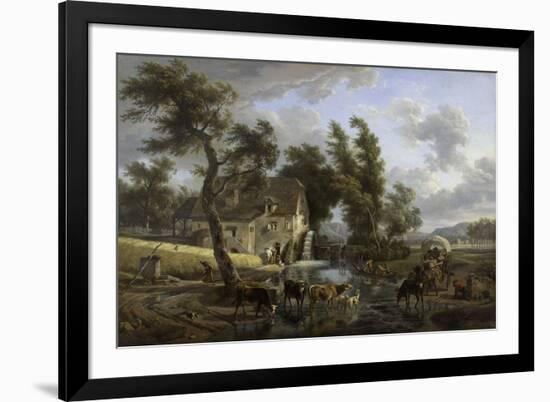 Scène champêtre-Jean-Louis Demarne-Framed Giclee Print