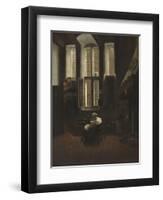 Scène d'intérieur-Jacobus Vrel-Framed Premium Giclee Print