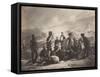 Scène d'un camp militaire pendant la guerre de Crimée : la cantine du 8ème régiment de hussards-Roger Fenton-Framed Stretched Canvas