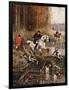 Scene De Chasse a Cour-Rene Princeteau-Framed Premium Giclee Print