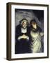 Scene de Comedie-Honore Daumier-Framed Giclee Print