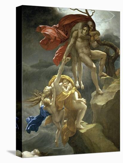 Scene de Deluge-Anne-Louis Girodet de Roussy-Trioson-Stretched Canvas