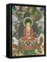 Scène de la vie de Buddha : le grand miracle de Svaravati-null-Framed Stretched Canvas