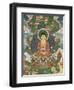 Scène de la vie de Buddha : le grand miracle de Svaravati-null-Framed Giclee Print