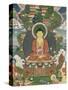 Scène de la vie de Buddha : le grand miracle de Svaravati-null-Stretched Canvas