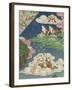 Scène de la vie de Buddha : le grand miracle de Svaravati-null-Framed Giclee Print