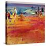 Scene De Plage-Peter Graham-Stretched Canvas