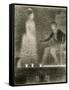 Scène de théâtre, la répétition-Georges Seurat-Framed Stretched Canvas