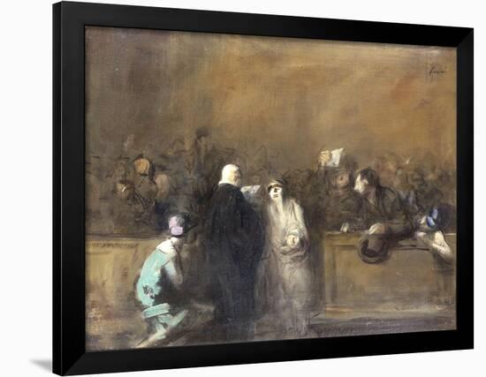 Scene de Tribunal-Jean Louis Forain-Framed Giclee Print