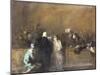 Scene de Tribunal-Jean Louis Forain-Mounted Giclee Print