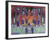 Scene Depicting a Chinese Imperial Official at Home Seated with His Wife-null-Framed Giclee Print