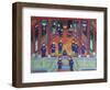 Scene Depicting a Chinese Imperial Official at Home Seated with His Wife-null-Framed Giclee Print