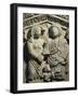 Scene Depicting Wedding, Detail from Marble Sarcophagus known as Del Proconnesus, 3rd Century-null-Framed Giclee Print