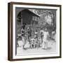 Scene During a Festival, Burma, 1908-null-Framed Photographic Print