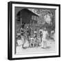 Scene During a Festival, Burma, 1908-null-Framed Photographic Print