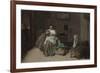 Scène familière. L'épouilleuse-Dirck Hals-Framed Giclee Print