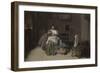 Scène familière. L'épouilleuse-Dirck Hals-Framed Giclee Print