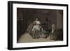 Scène familière. L'épouilleuse-Dirck Hals-Framed Giclee Print