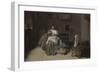 Scène familière. L'épouilleuse-Dirck Hals-Framed Giclee Print