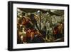 Scene from a Battle Between Turks and Christians-Jacopo Robusti Tintoretto-Framed Giclee Print