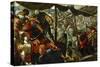 Scene from a Battle Between Turks and Christians-Jacopo Robusti Tintoretto-Stretched Canvas