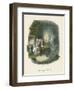 Scene from a Christmas Carol by Charles Dickens, 1843-John Leech-Framed Giclee Print